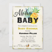 Tropische babyshower uitnodiging (Voorkant)