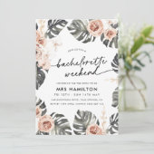 Tropische bachelorette party Weekend Itinerary Kaart (Staand voorkant)