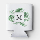 Tropische Bachelorette Weekend Monogram Koelbox Blikjeskoeler (Achterkant)