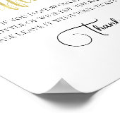 Tropische Bachelorette Wijn Raffle Tafel Teken Poster (Hoek)