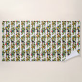 Tropische badhanddoek (kies kleur) (Voorkant)