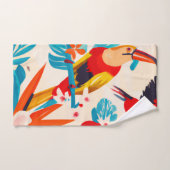 Tropische badhanddoekset bad handdoek (Handdoek)