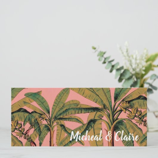 Tropische Bahama's bewaren de Kaart Datum (Staand voorkant)