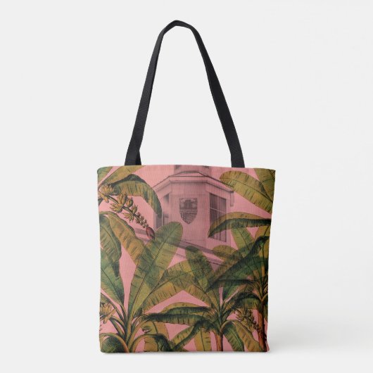 Tropische Bahamas-Canvas tas (Achterkant)