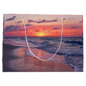 Tropische Bahamas Sunset Paradise Beach Groot Cadeauzakje (Achterkant)