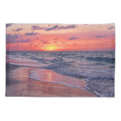 Tropische Bahamas Sunset Paradise Beach Kussensloop (Achterkant)