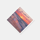 Tropische Bahamas Sunset Paradise Beach Servet (Hoek)