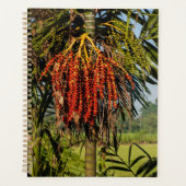 Tropische Bali Palm Fruit Planner (Voorkant)