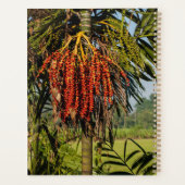 Tropische Bali Palm Fruit Planner (Achterkant)