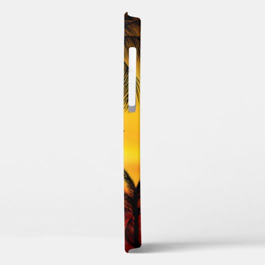 Tropische balken gepersonaliseerd Case-Mate iPhone case (Achterkant / Links)