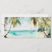 Tropische balkstructuur | Instapkaart (Achterkant)