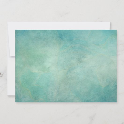 Tropische balkstructuur met datumbruiloft opslaan save the date (Achterkant)