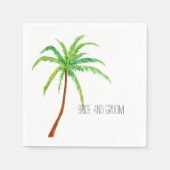 Tropische balkstructuur servetten (Voorkant)