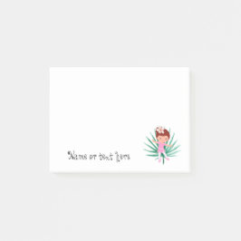 Tropische ballerina post-it® notes