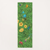 Tropische banaan bladert Chameleons Hibiscus Flowe Yogamat (Voorkant)
