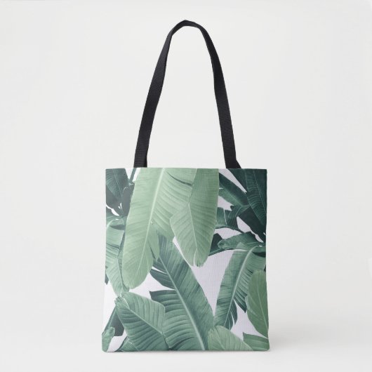 Tropische banaan verlaat Oerwoud #4b #tropical #wa Tote Bag (Voorkant)