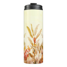 Tropische Banaanbladeren Thermische Tumbler