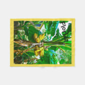 Tropische Banana Palm Tree St Augustine Florida Fleece Deken (Voorkant (Horizontaal))