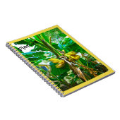 Tropische Banana Palm Tree St Augustine Florida Notitieboek (Rechterzijde)