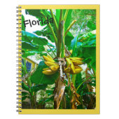 Tropische Banana Palm Tree St Augustine Florida Notitieboek (Voorkant)