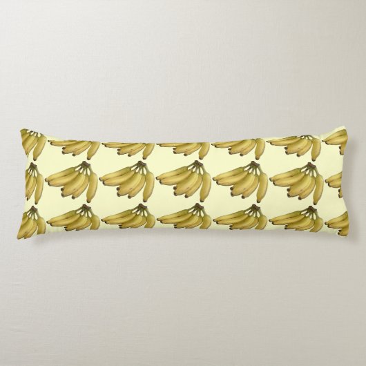 Tropische bananen lichaamskussen (Voorkant)