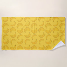 Tropische bananen strandlaken
