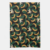 Tropische bananen theedoek (Verticaal)