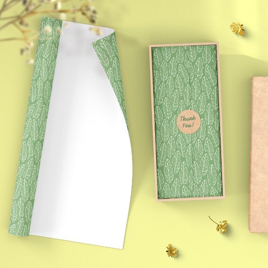 Tropische bananenbladeren Groen inpakpapier