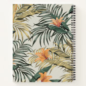 Tropische bananenbladeren notitieboek (Achterkant)