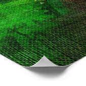 Tropische bananenboombladeren - Loop in de tuin Poster (Hoek)