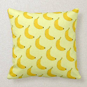 TROPISCHE BANANENPATROON IN POP ART STYLE KUSSEN