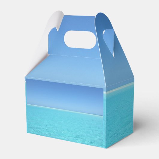 Tropische batchbestemming die ik aan de bemanning  bedankdoosjes (Achterkant)