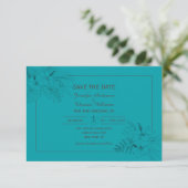 Tropische Beach Boho Summer Save the Date (Staand voorkant)