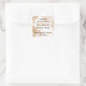 Tropische Beach Etching Editable Soap Sticker (Tas)