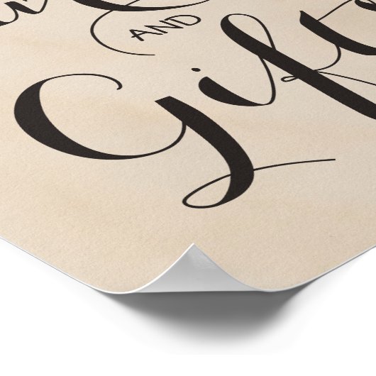 Tropische Beach Gifts & Kaarten Weddenschap Poster (Hoek)