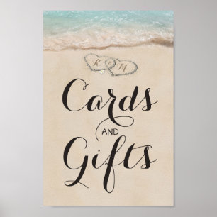 Tropische Beach Gifts & Kaarten Weddenschap Poster