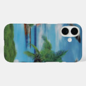 Tropische Beach Scene Art Print Case-Mate iPhone Case (Achterkant (horizontaal))