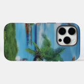Tropische Beach Scene Art Print Case-Mate iPhone Case (Achterkant (horizontaal))