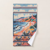 Tropische Beach Scene Handdoek (Handdoek)
