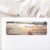 Tropische Beache Seashell, kerstboomvakantie Etiket (Insitu)