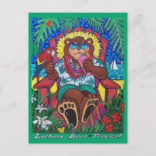 Tropische Beer Post Card Briefkaart