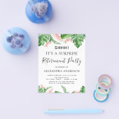 Tropische begrotingspartij voor overname ondernemi flyer (Enkel)