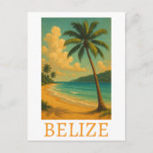Tropische Belize Beach Caribische vakantie Briefkaart (Voorkant)
