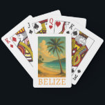 Tropische Belize Beach Caribische vakantie Pokerkaarten<br><div class="desc">Prachtige Belize Caribbean Vacation Classic Speelkaarten die het tropische landschap en het landschap van de beroemde reisbestemming Belize met zijn adembenemende Caribische stranden laat zien. Maakt een leuk en geweldig reissouvenir en cadeau-idee voor elke toerist.</div>