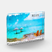 Tropische Belize Beach vakantie Fotoblokken (Links)