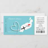 Tropische Bestemming Lanzarote Spanje Strandtrouw Kaart (Voorkant)