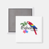 Tropische bestemming Nassau Bahamas Magneet (Voorkant / Achterkant)