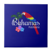 Tropische bestemming Nassau Bahamas Tegeltje (Voorkant)
