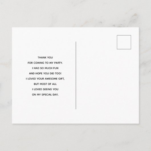 Tropische Bestemming Schitterend Strand Bedankt Briefkaart (Achterkant)