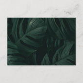 Tropische Bestemming Trouwkaart RSVP Kaarten (Achterkant)